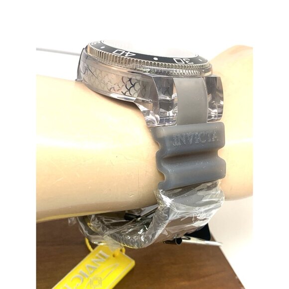 Invicta Men's Watch 32330 Pro Diver Black Dial Quartz Gray Rubber Strap Quartz - Picture 11 of 13